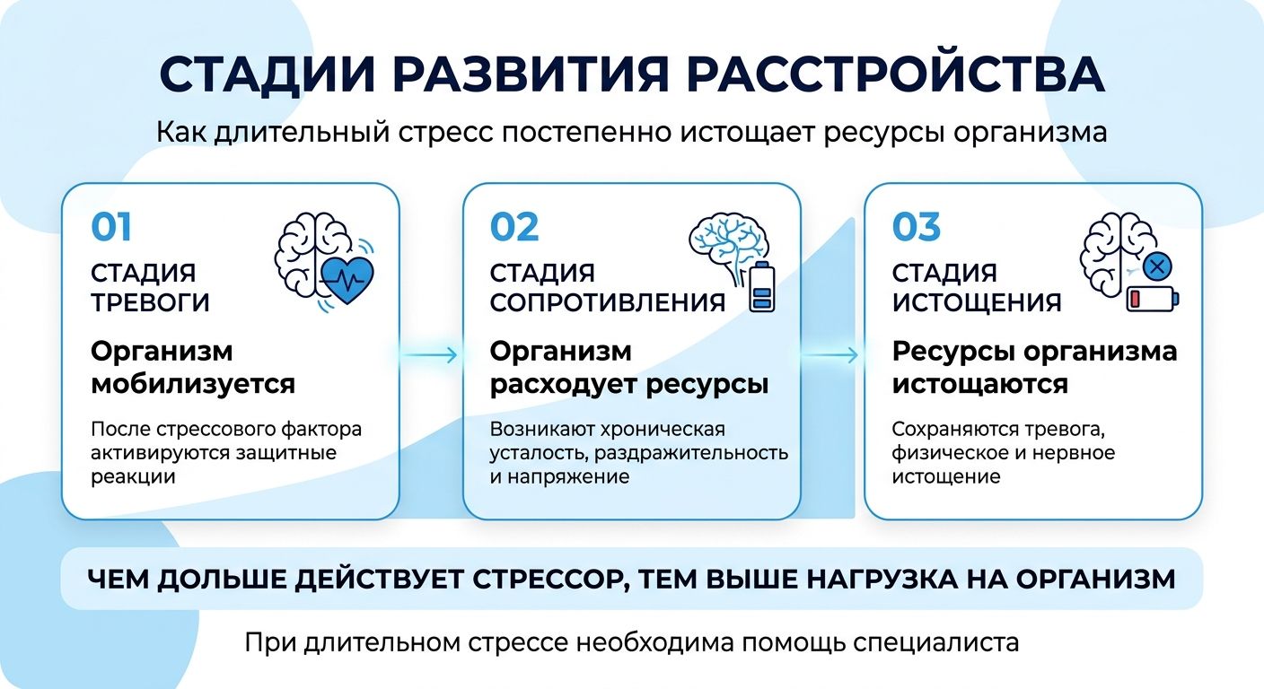 Лечение стресса в Курчатове инфографика
